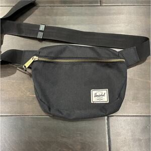 Herschel Supply Co Black Waistpack Fanny Pack Bag Canvas